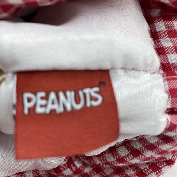 Pottery Barn Kids Lillie Peanuts Snoopy Quilted Christmas Tree Holiday Stocking - Picture 6 of 14